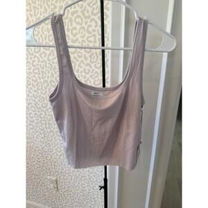 RVCA Women's Fog Knit Slate Tank Top Size S